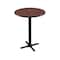 Holland Bar Stool Co 42" 211 Black Table, 30" dia. Top 211-2242BW30R - alternate 2